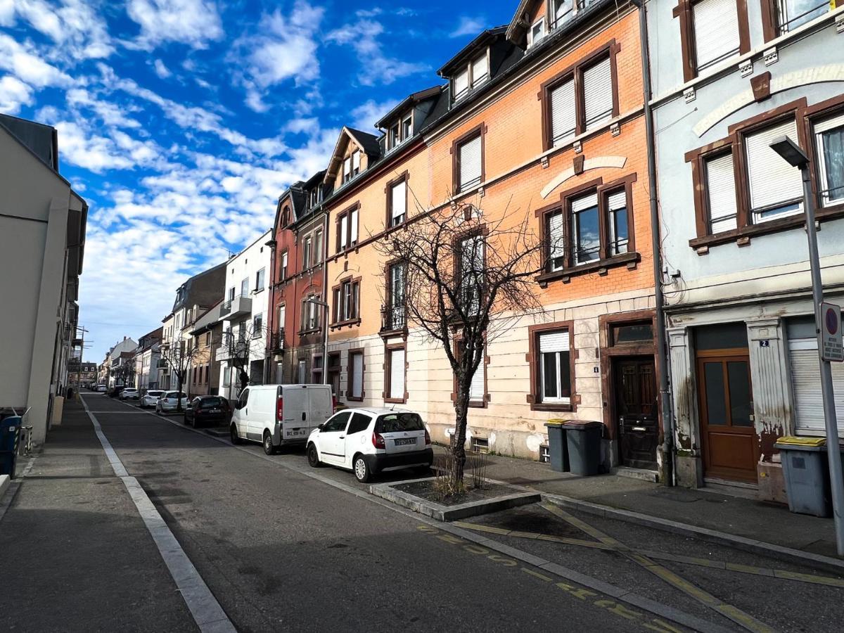 # Le 3 # Joli Appartement T3 Mulhouse Centre, Neuf, Calme Et Tout Equipe Kültér fotó