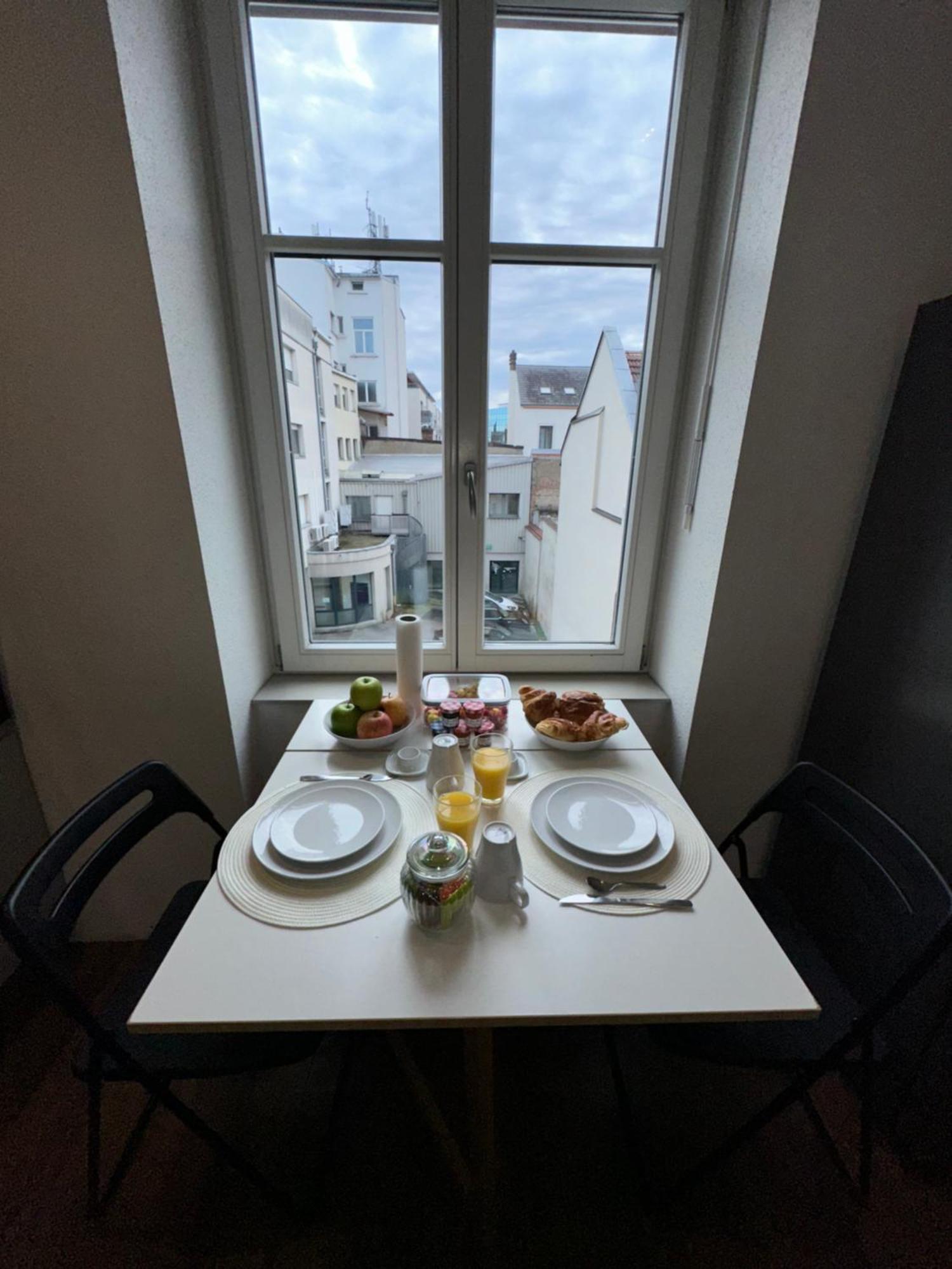 # Le 3 # Joli Appartement T3 Mulhouse Centre, Neuf, Calme Et Tout Equipe Kültér fotó
