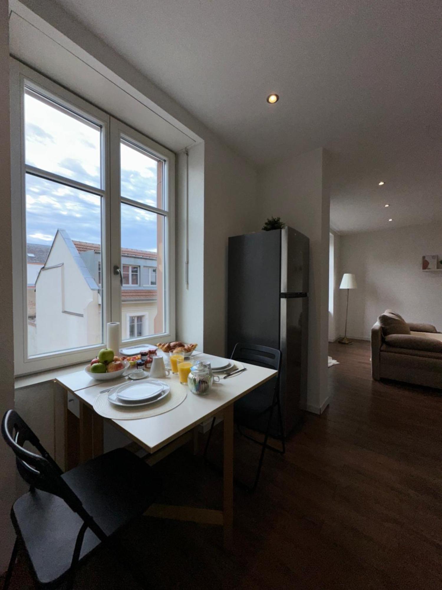 # Le 3 # Joli Appartement T3 Mulhouse Centre, Neuf, Calme Et Tout Equipe Kültér fotó