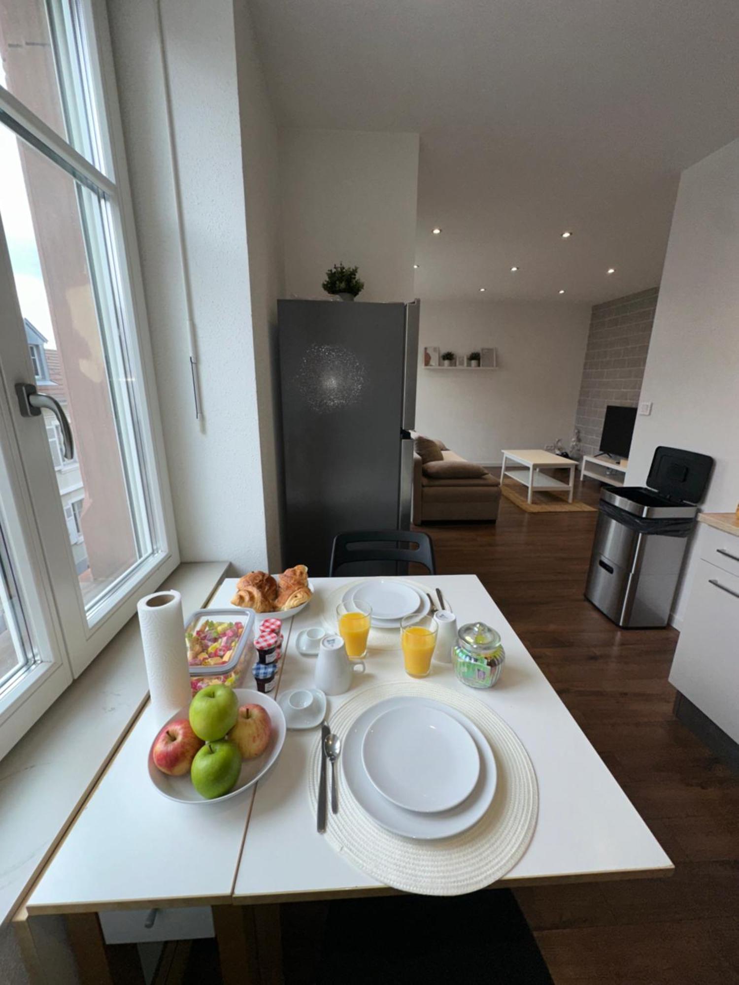 # Le 3 # Joli Appartement T3 Mulhouse Centre, Neuf, Calme Et Tout Equipe Kültér fotó
